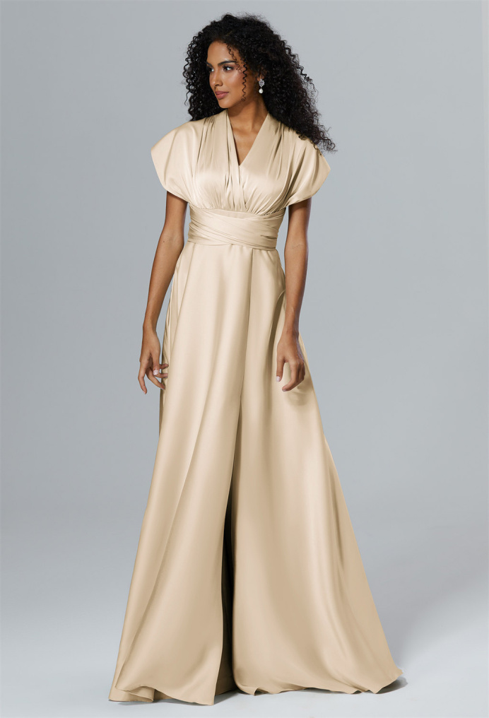 AW Salome Champagne  Convertible Bridesmaid Dresses